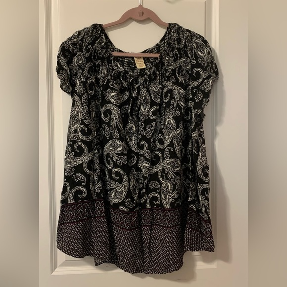 Faded Glory Peasant Blouse - Picture 1 of 3